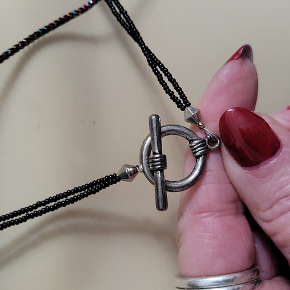 2-Southwest Indian handmade with seed beads Necklaces never worn - Picture 7 of 8